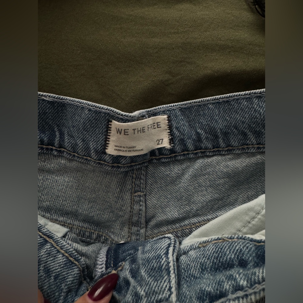 We The Free High Rise Light Blue Denim Jeans